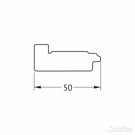 Зеркало Evoform Definite BY 7492 52x72 состаренно