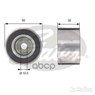 T42039 ролик обводной ремня грм Subaru Impresa