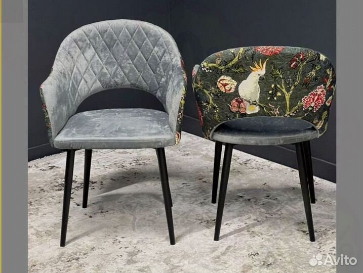 Стул металл/велюр