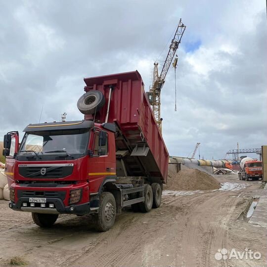 Песок карьерный с доставкой