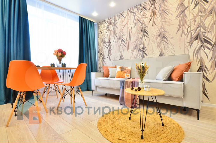 3-к. квартира, 55 м², 1/5 эт.
