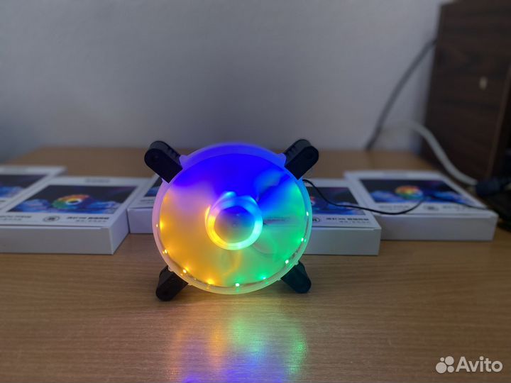 Вентилятор для пк с RGB подсветкой