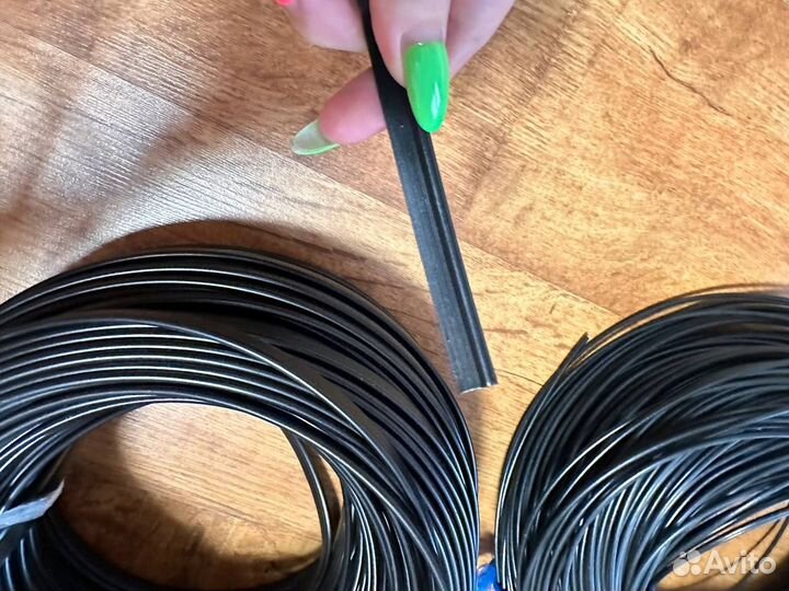 Черный Кант жилка кедер с юбкой и простой шнек