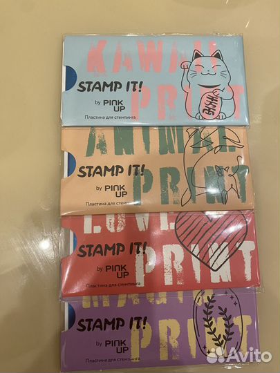 Пластины для стемпинга набор