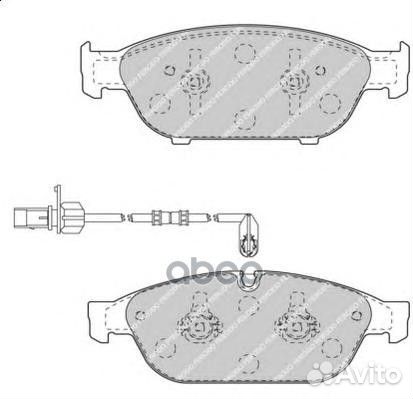 Колодки торм.пер.;audi A8 (4H ) 07/10 FDB4397