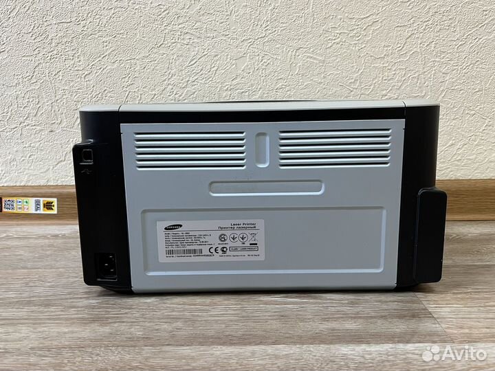 Принтер лазерный Samsung ML-1860 A4 Ч\Б