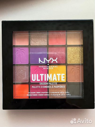 Палетка теней NYX