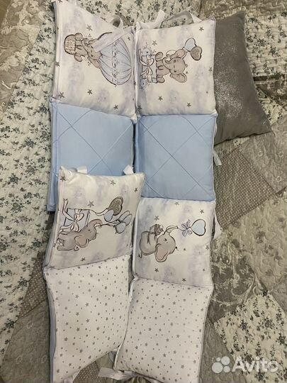 Бортики в детскую кроватку