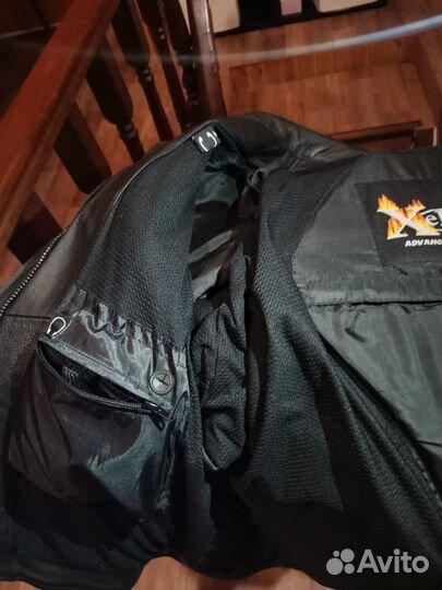 Мотокуртка из натуральной кожи