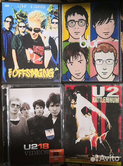 Концерты и клипы на dvd