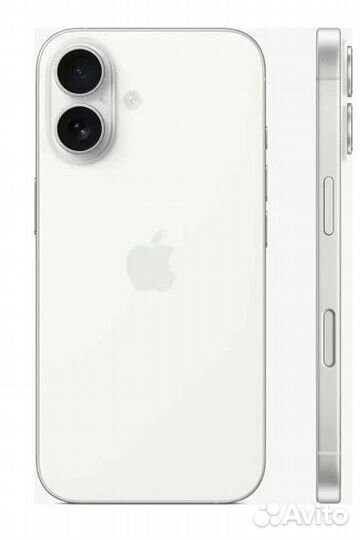 iPhone 16 256 гб белый eSIM + eSIM