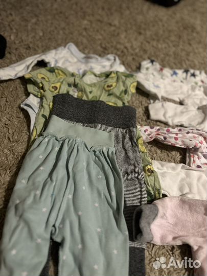 Пакет вещей для новорожденного 62 68