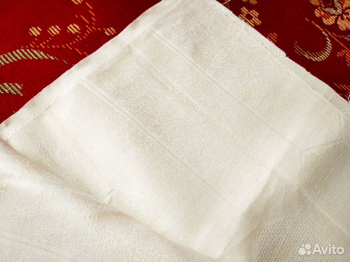 Отрезы лён ситец шерсть шёлк