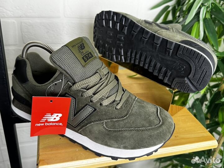 Кроссовки женские New Balance 574 36-41 зеленые