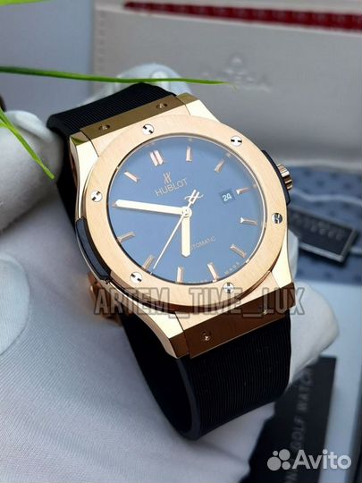 Мужские часы Hublot Classic Fusion Gold