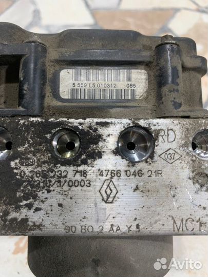 Блок ABS Renault Logan седан 1.6 K4MC697 (103