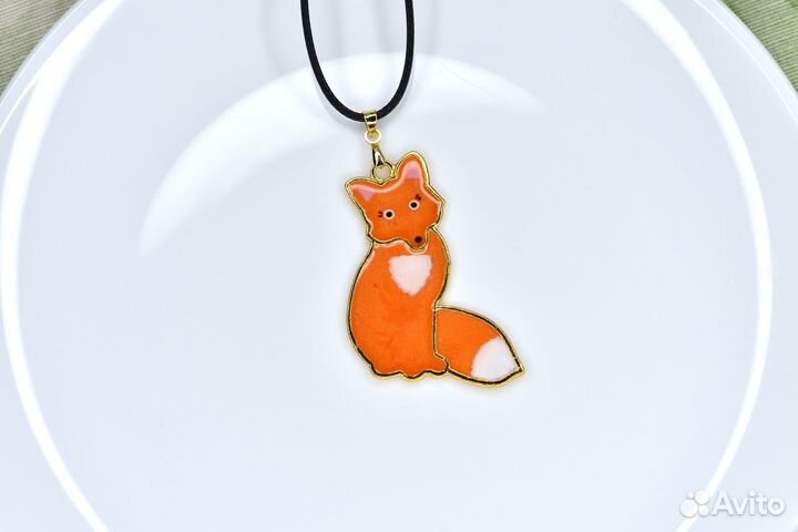 Кулон / подвеска Рыжая лиса