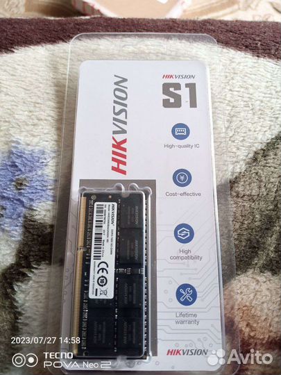 Оперативная память DDR3L для ноутбука