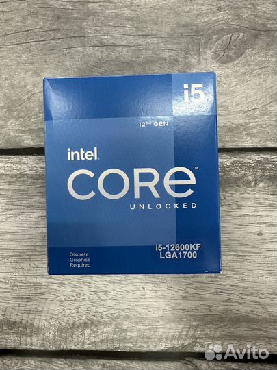 Процессор Intel core i5 12600KF BOX