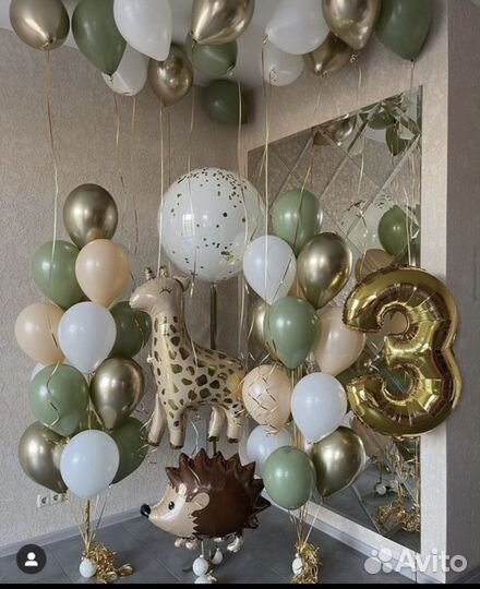 Гелиевые и воздушные шары