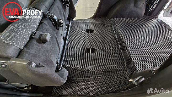 Ева коврики для LADA largus салон и багажник