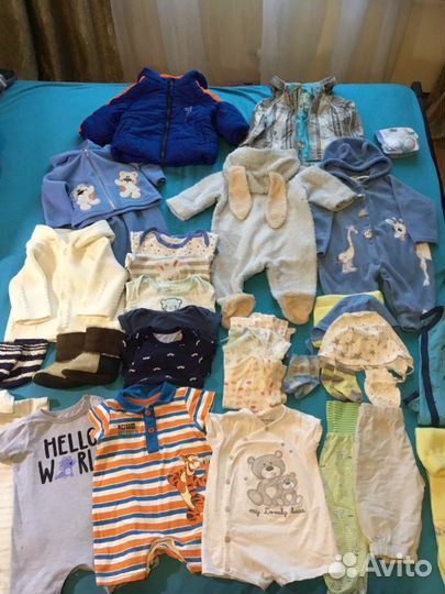 Отдам пакет / чемодан одежды 62 - 68