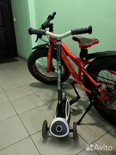 Трехколесный самокат globber