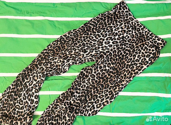 Леопардовые штаны H&M