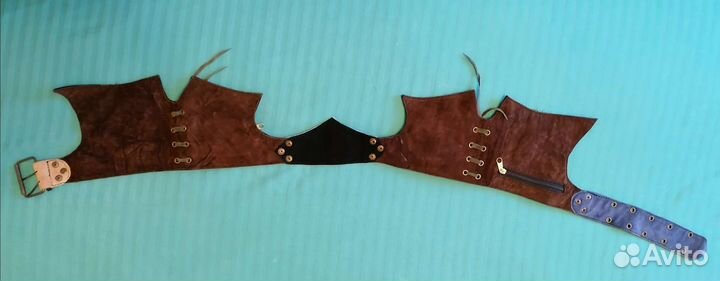 Ремень женский средневековый многокарманный