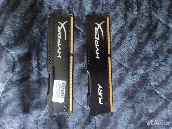 Оперативная память ddr3 16 gb kingston hyperx fury