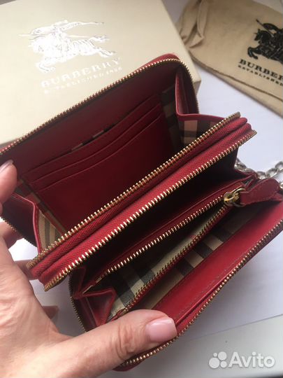 Кошелек клатч burberry, оригинал