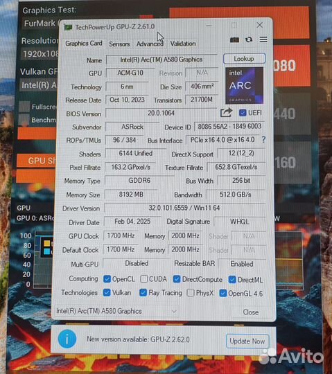 Игровой Пк Core i3-12100F/16Gb/NVMe1TB/ARC A580