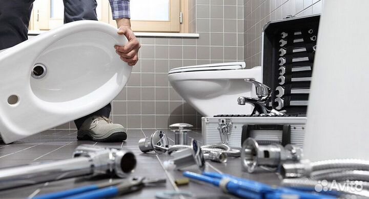 Монтаж сантехники под ключ - трубы, батареи