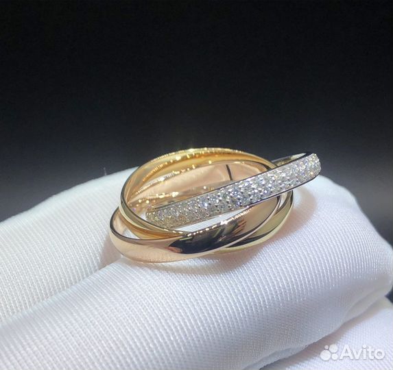 Кольцо Cartier Trinity 0,99 ct