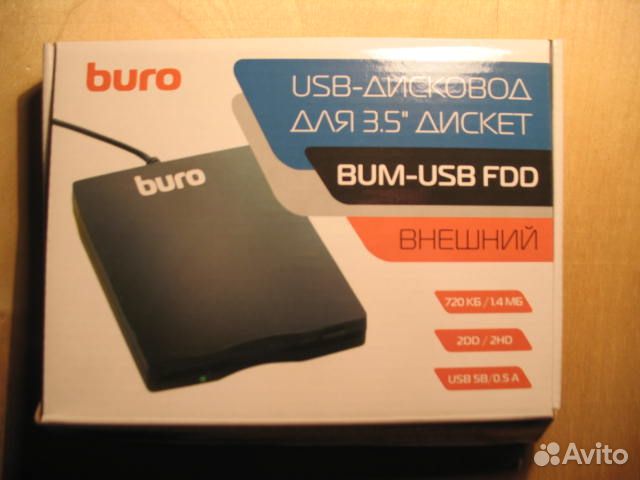 Флоппи дисковод buro BUM-USB FDD