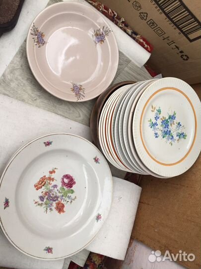 Посуда статуэтки винтаж СССР