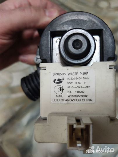 Помпа стиральной машины ariston WMG 720 B CIS