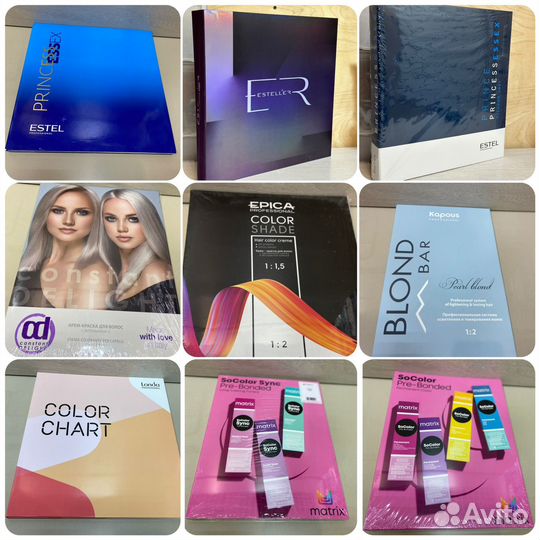 Карта отенков, палитра цветов (краска для волос )