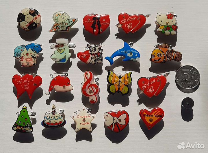 Значки светодиодные