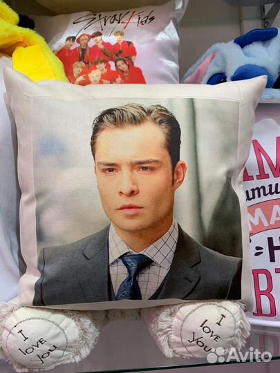 Подушка велюровая с любой печатью