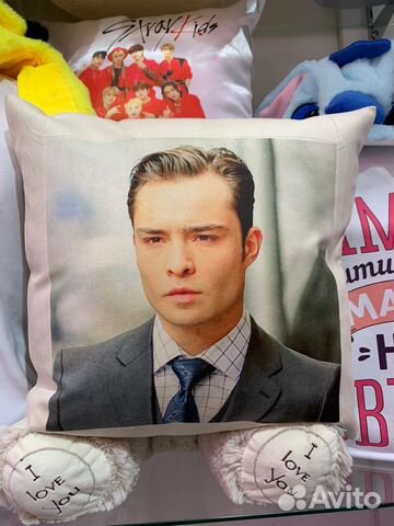 Подушка велюровая с любой печатью