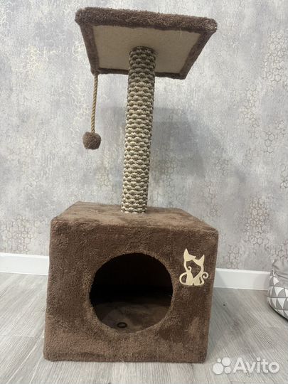 Когтеточка, лежанка для кошки, наполнитель