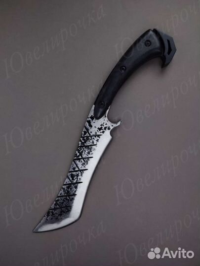 Нож мачете сталь с45 ручная ковка