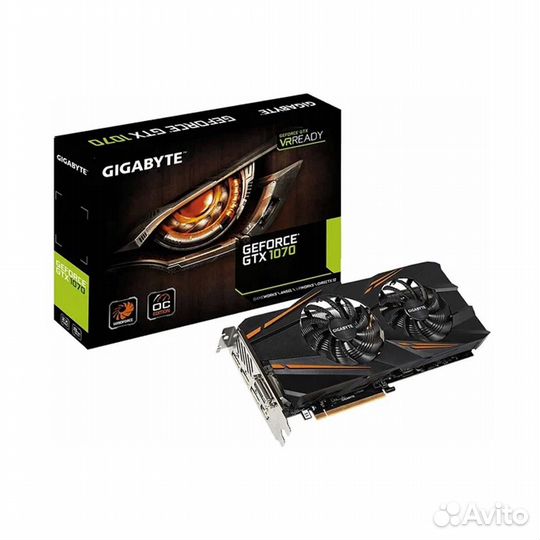 Б/У Видеокарта gigabyte nvidia GeForce GTX 1070 8G