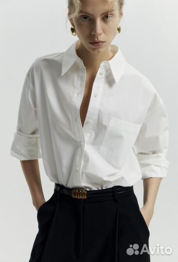 Рубашка oversize Lime S