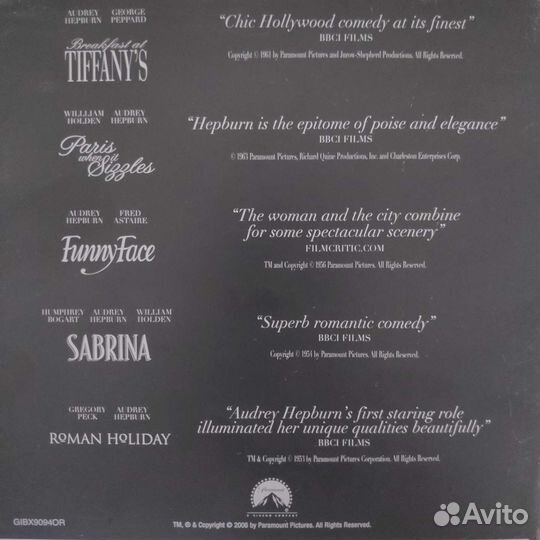 DVD Audrey Hepburn - Collection