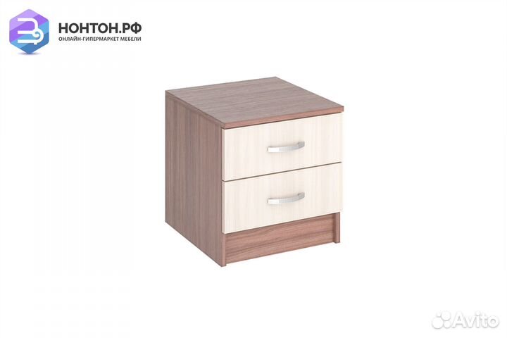 Тумба прикроватная Ронда ясень шимо темный / ясень