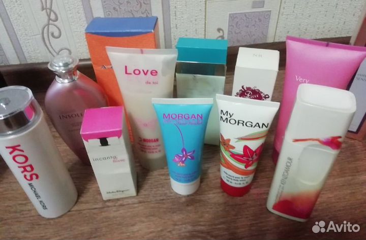 Парфюмированные лосьоны, дезодоранты, вуали