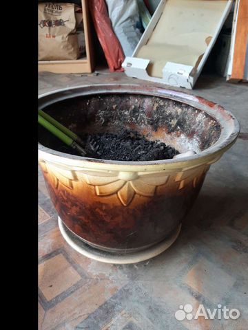 Горшок для цветов керамика большой