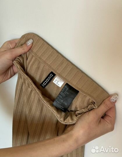 H&m новая юбка миди лапша